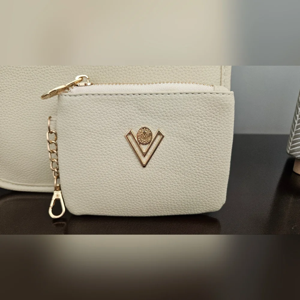 Valentino Orlandi Elegant Cream Crossbody Bag Set - Picture 7 of 7